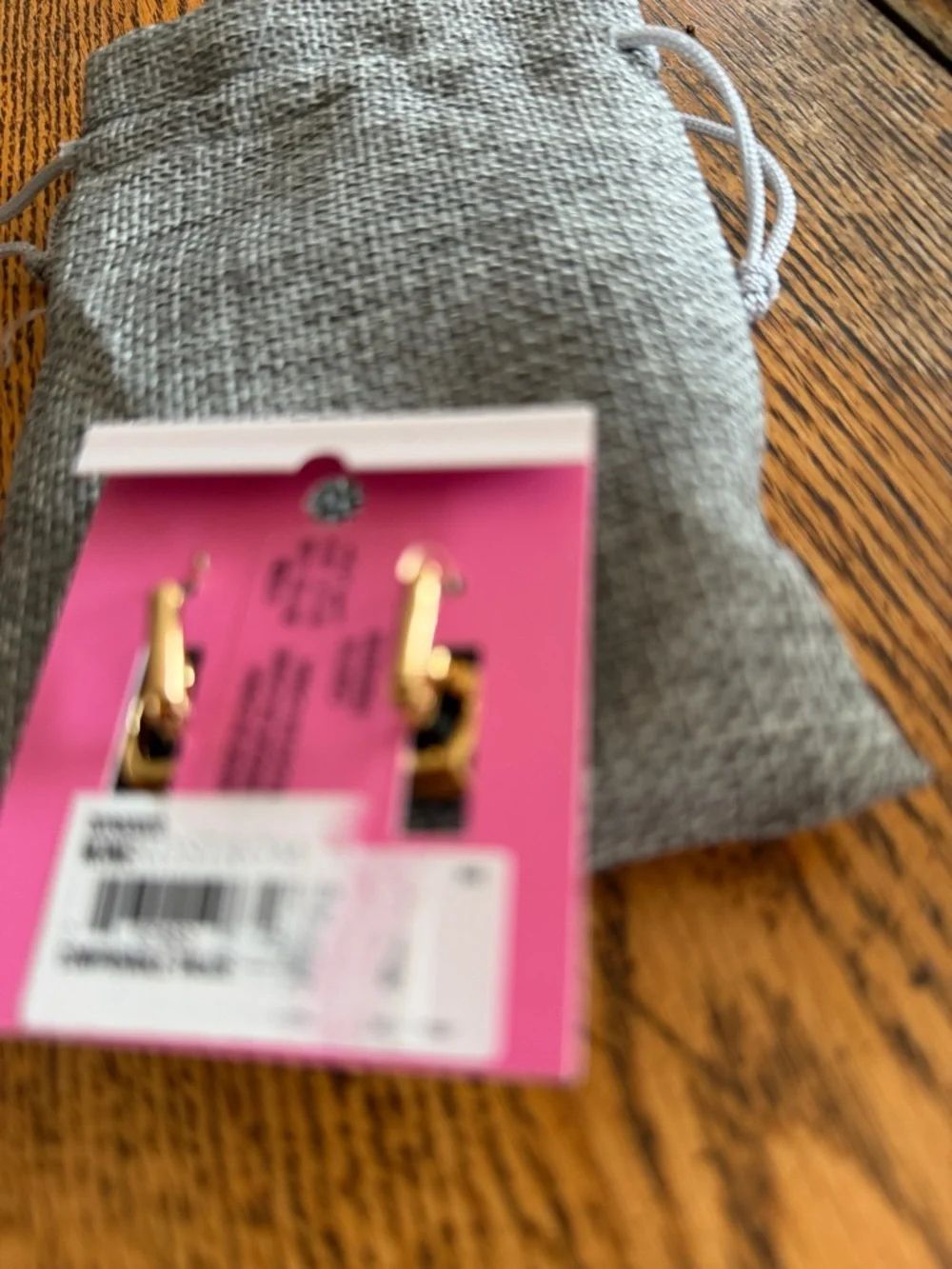 NWT KATE SPADE NY GOLD TONE CUSHION CUT LEVER BACK CZ DROP EARRINGS IN JET